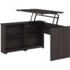 Bush Furniture Cabot 37-42"H Corner Adjustable Standing 3-Position Desk With Shelves, Heather Gray (WC31716) -Office Supplies Shop 0F88C632 1E23 40B4 876F67B09652DE0E sc7