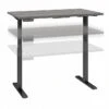 Bush Business Furniture Move 60 Series 27"-48" Adjustable Standing Desk, Platinum Gray/Black Powder Coat (M6S4824PGBK)