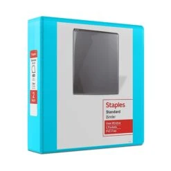 Staples Standard 2" 3-Ring View Binder, Black (26443-CC) -Office Supplies Shop 11863D08 5A75 442E B343E03287890E91 sc7