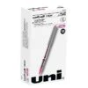 Uni-ball Vision Rollerball Pen, Fine Point, Pink Ink, Dozen (60384)