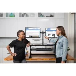 Rocelco 37.5" Deluxe Height Adjustable Standing Desk Converter, Large Retractable Keyboard Tray, Black (R DADRB) 16 Rocelco 37.5" Deluxe Height Adjustable Standing Desk Converter, Large Retractable Keyboard Tray, Black (R DADRB) -Office Supplies Shop 131FA14D A447 4CE1 B9905F81BC4BBE8A sc7