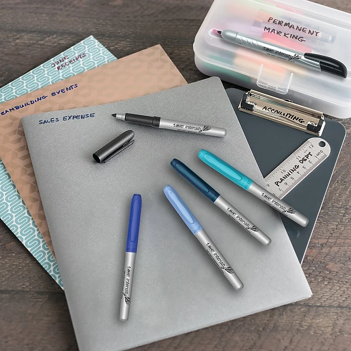 BIC Intensity Permanent Marker, Fine Point, Black, Dozen (31531/GPM11BK) 7 BIC Intensity Permanent Marker, Fine Point, Black, Dozen (31531/GPM11BK) - Image 5