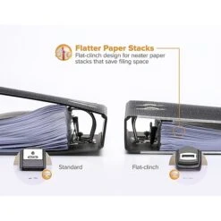 Bostitch Flat Clinch Desktop Stapler, 40 Sheet Capacity, Black (B175-BLK) -Office Supplies Shop 171E8476 205F 4508 99DBFA2642E8C627 sc7