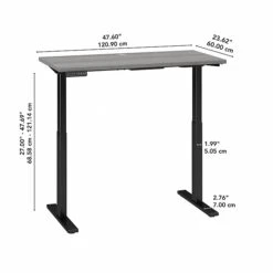 Bush Business Furniture Move 60 Series 27"-48" Adjustable Standing Desk, Platinum Gray/Black Powder Coat (M6S4824PGBK) 14 Bush Business Furniture Move 60 Series 27"-48" Adjustable Standing Desk, Platinum Gray/Black Powder Coat (M6S4824PGBK) -Office Supplies Shop 2C828DF9 52F5 4D56 9A1A9B346C09AF20 sc7