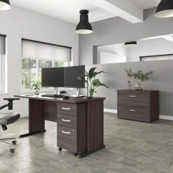 Bush Business Furniture Studio A 3-Drawer Mobile File Cabinet, Locking, Letter/Legal, Storm Gray, 20" (SDF216SGSU-Z) -Office Supplies Shop 48A95843 2F45 4FB1 9B6003D5ACD38BA9 sc7