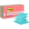 Post-it® Pop-up Notes, 3" X 3", Poptimistic Collection, 100 Sheets/Pad, 12 Pads/Pack (R330-12AN)