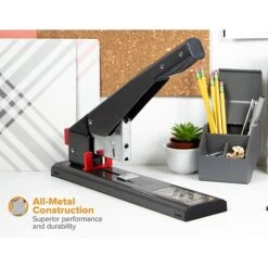 Bostitch Extra Heavy Duty Desktop Stapler, 215 Sheet Capacity, Black (00540) -Office Supplies Shop 4D7BBF16 E12A 41F3 9BAEF009C20B3A4F sc7