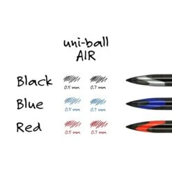 Uni-ball Uni AIR Porous Point Pens, Medium Point, 0.7mm, Assorted Ink, 3/Pack (1927595) -Office Supplies Shop 553B88A2 097F 42E3 B43E95ADA9967F46 sc7