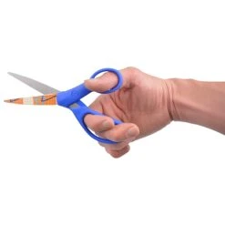 Westcott Fun And Fashion 8.66" Stainless Steel Scissors, Blunt Tip, Blue (16402) -Office Supplies Shop 5E0652A3 31ED 43A5 831B6D46139E87B6 sc7