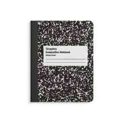 Staples Composition Notebook, 7.5" X 9.75", College Ruled, 100 Sheets, Blue/White (ST55067) -Office Supplies Shop 616E936A E1B1 4C49 A4194893D41EB71D sc7