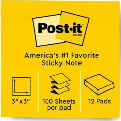 Post-it® Pop-up Notes, 3" X 3", Poptimistic Collection, 100 Sheets/Pad, 12 Pads/Pack (R330-12AN) -Office Supplies Shop 688ABAED 59D2 46DF A38155ED1D04BD83 sc7