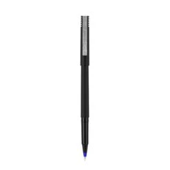 Uni-ball Uniball Roller Rollerball Pens, Micro Point, 0.5mm, Blue Ink (60153)