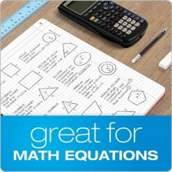 TOPS Computation Notebook, 9-1/2" X 11-3/4", 76 Sheets, Graph Ruled, Red (TOP 35061) -Office Supplies Shop 71D5FCEF 00EC 4B45 997F84DF1A63BC08 sc7
