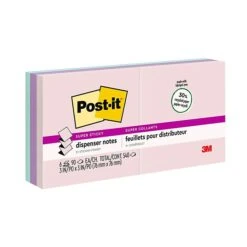 3M Post-it® Super Sticky Pop-up Dispenser Notes, 3" X 3", Bali Collection, 90 Sheets/Pad, 6 Pads/Pack (R330-6SSNRP) -Office Supplies Shop 72C67927 3949 48AE AA8B1804AD65BF2D sc7