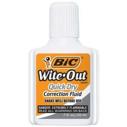 BIC Wite-Out Quick Dry Correction Fluid, 20ml., White, 12/Pack (WOFQD12-WHT) -Office Supplies Shop 7364F99D B377 43F3 A2B84354C3166508 sc7