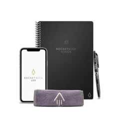 Rocketbook Fusion Reusable Notebook Planner Combo, 6" X 8.8", 7 Page Styles, 42 Pages, Gray (EVRF-E-RC-CIG-FR) -Office Supplies Shop 7593403A 2E49 4ECF BC4ADA2740575FF1 sc7