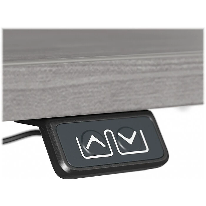 Bush Business Furniture Move 40 28"-48"H Electric Adjustable Standing Desk, Platinum Gray/Black (M4S4824PGBK) 8 Bush Business Furniture Move 40 28"-48"H Electric Adjustable Standing Desk, Platinum Gray/Black (M4S4824PGBK) - Image 6