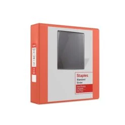 Staples Standard 2" 3-Ring View Binder, Black (26443-CC) -Office Supplies Shop 8A826DC5 B6BF 45F9 8BE97D5F6D60BACD sc7