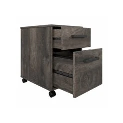 Kathy Ireland® Home By Bush Furniture City Park Mobile File Cabinet, Letter/Legal, 22.34"H, Dark Gray Hickory (CPF116GH-03) -Office Supplies Shop 93BD62FC 1B24 4064 BE169E68FD712F24 sc7