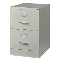 Hirsh 25" Deep Vertical File Cabinet, Legal, 2-Drawer, Light Gray (14414) -Office Supplies Shop 98FF9FAD 1AE7 4B45 8C05FF984A3D1FCE sc7