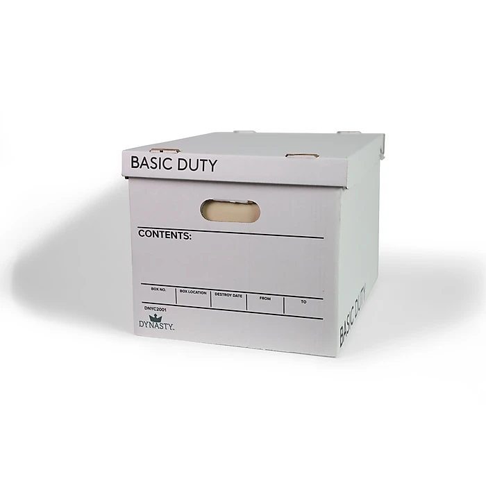 South Coast Paper Basic Duty Corrugated File Box, Lift-Off Lid, Letter/Legal Size, White, 10 Pack (121015) 4 South Coast Paper Basic Duty Corrugated File Box, Lift-Off Lid, Letter/Legal Size, White, 10 Pack (121015) - Image 2