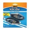 BIC Wite-Out EZ Grip Correction Tape, White, 2/Pack (WOECGP21)