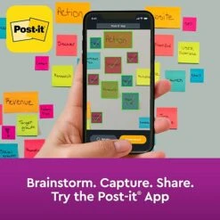 Post-it® Super Sticky Notes, 3" X 3", Summer Joy Collection, 90 Sheets/Pad, 5 Pads/Pack (654-5SSJOY) 12 Post-it® Super Sticky Notes, 3" X 3", Summer Joy Collection, 90 Sheets/Pad, 5 Pads/Pack (654-5SSJOY) -Office Supplies Shop A7813680 B671 4C4D BFA9C73F361C8D2E sc7