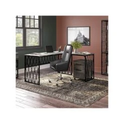 Kathy Ireland® Home By Bush Furniture City Park Mobile File Cabinet, Letter/Legal, 22.34"H, Dark Gray Hickory (CPF116GH-03) -Office Supplies Shop A91B5396 AA64 498C A8CFD95B1FDFE301 sc7