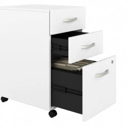 Bush Business Furniture Studio A 3-Drawer Mobile File Cabinet, Locking, Letter/Legal, White, 20" (SDF216WHSU-Z) -Office Supplies Shop ABE4AED0 3FDA 47E0 B1D3DE48C633140B sc7