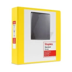 Staples Standard 2" 3-Ring View Binder, Black (26443-CC) -Office Supplies Shop ACE3C9E6 BF23 4E68 AC6D1EFA88246B76 sc7