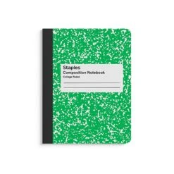 Staples Composition Notebook, 7.5" X 9.75", College Ruled, 100 Sheets, Blue/White (ST55067) -Office Supplies Shop B1862EA9 8664 4E92 B36FF180C4AAE84C sc7