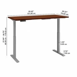 Bush Business Furniture Move 60 Series 27''-47'' Adjustable Standing Desk, Hansen Cherry (M6S6030HCSK) 15 Bush Business Furniture Move 60 Series 27''-47'' Adjustable Standing Desk, Hansen Cherry (M6S6030HCSK) -Office Supplies Shop B8B738BA 06CD 4353 A6F0088E5F248953 sc7