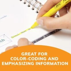 BIC Brite Liner Stick Highlighter, Chisel Tip, Yellow, Dozen (65550) -Office Supplies Shop B8C1DA5A 8535 4A6A A060E3746301FE72 sc7