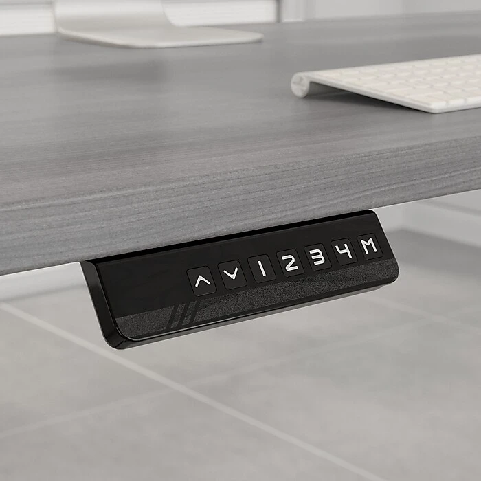 Bush Business Furniture Move 60 Series 27"-48" Adjustable Standing Desk, Platinum Gray/Black Powder Coat (M6S4824PGBK) 9 Bush Business Furniture Move 60 Series 27"-48" Adjustable Standing Desk, Platinum Gray/Black Powder Coat (M6S4824PGBK) - Image 7