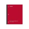 Staples Wireless 1-Subject Notebook, 8.5" X 11", Graph Ruled, 80 Sheets, Red (TR58383)