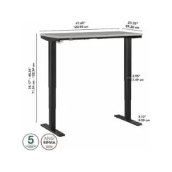 Bush Business Furniture Move 40 28"-48"H Electric Adjustable Standing Desk, Platinum Gray/Black (M4S4824PGBK) 14 Bush Business Furniture Move 40 28"-48"H Electric Adjustable Standing Desk, Platinum Gray/Black (M4S4824PGBK) -Office Supplies Shop CF628C9C 7A09 4818 BBF2AB43535B832E sc7