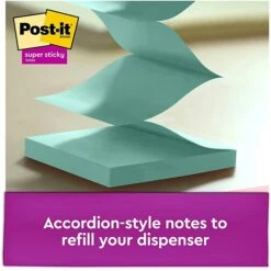 3M Post-it® Super Sticky Pop-up Dispenser Notes, 3" X 3", Bali Collection, 90 Sheets/Pad, 6 Pads/Pack (R330-6SSNRP) -Office Supplies Shop D21D3872 EE79 4A60 8E14F6035557D739 sc7