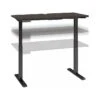 Bush Business Furniture Move 60 27"-47"H Adjustable Standing Desk, Storm Gray/Black (M6S4824SGBK)