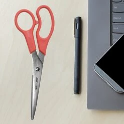 Westcott All Purpose Value 8" Stainless Steel Standard Scissors, Pointed Tip, Red (40618) -Office Supplies Shop F72DDE78 3E6D 4CA8 9F4B337AA98BA4DC sc7