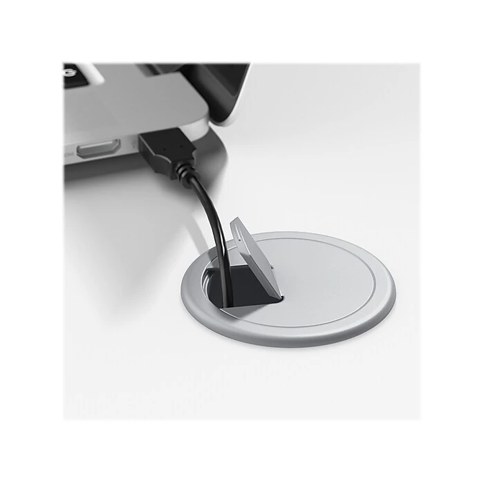 Bush Business Furniture Move 40 28"-48"H Electric Adjustable Standing Desk, White/Black (M4S7230WHBK) 9 Bush Business Furniture Move 40 28"-48"H Electric Adjustable Standing Desk, White/Black (M4S7230WHBK) - Image 7