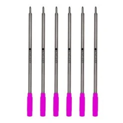 Monteverde® Medium Ballpoint Refill For Cross Ballpoint Pens, 6/Pack, Pink