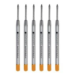 Monteverde® Medium Ballpoint Refill For Parker Ballpoint Pens, 6/Pack, Orange