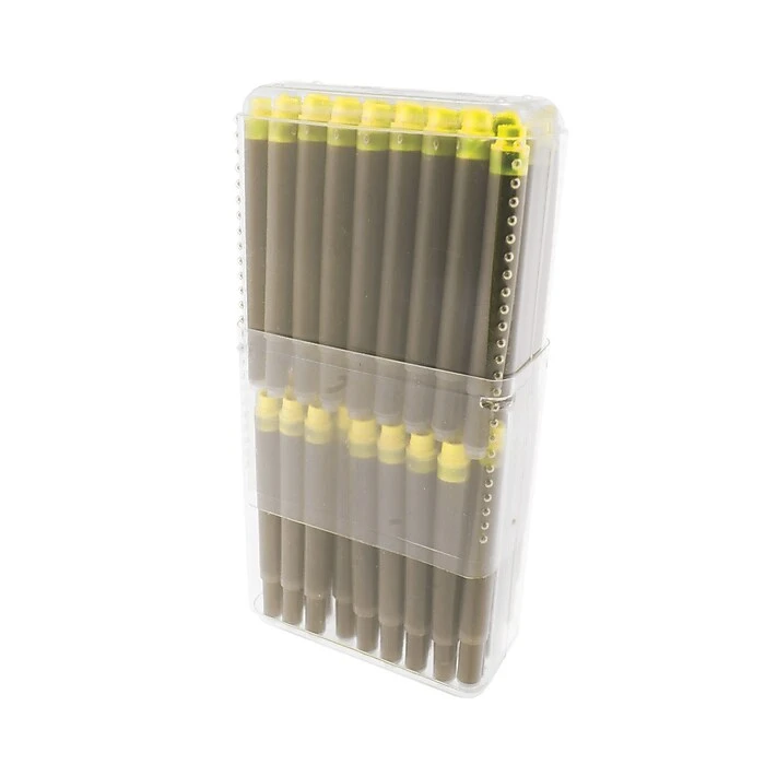 Monteverde® Ink Cartridge For Lamy Fountain Pens, Fluorescent Yellow, 70/Pack 3 Monteverde® Ink Cartridge For Lamy Fountain Pens, Fluorescent Yellow, 70/Pack