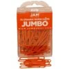 JAM Paper Jumbo Paper Clips, Orange, 75/Pack (42186871)