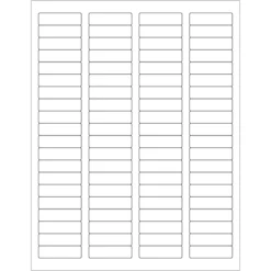 Tape Logic® Laser Labels, Rectangle, 1 3/4" X 1/2", White, 8000/Case (LL109)