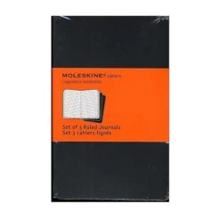 Moleskine Cahier Journals Black, Ruled 3 1/2 In. X 5 1/2 In. Pack Of 3, 64 Pages Each [Pack Of 3] (3PK-9788883704895)
