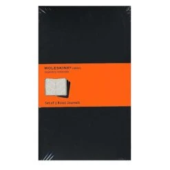 Moleskine Cahier Journals Black, Ruled 5 In. X 8 1/4 In. Pack Of 3, 80 Pages Each [Pack Of 3] (3PK-9788883704956)