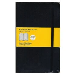 Moleskine Classic Soft Cover Notebooks Graph 5 In. X 8 1/4 In. 192 Pages [Pack Of 3] (3PK-9788883707186)