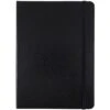 JAM Paper® Hardcover Notebook With Elastic, Medium Journal, 5 X 7, Black, 100 Lined Sheets, Sold Individually (340526601)