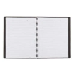 Rediform Twin Wirebound Poly Cover Notebook, 11" X 8 1/2", Black (B41.81) 7 Rediform Twin Wirebound Poly Cover Notebook, 11" X 8 1/2", Black (B41.81) -Office Supplies Shop m005857114 sc7